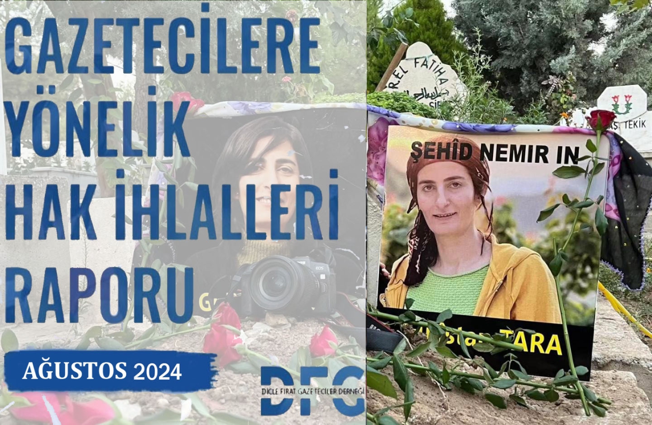 2024 YILI AĞUSTOS AYI GAZETECİLERE YÖNELİK HAK İHLALLERİ RAPORU